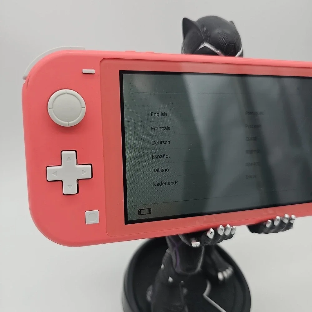 Nintendo Switch Lite HDH-001 Coral Handheld Video Game System Pink TESTED